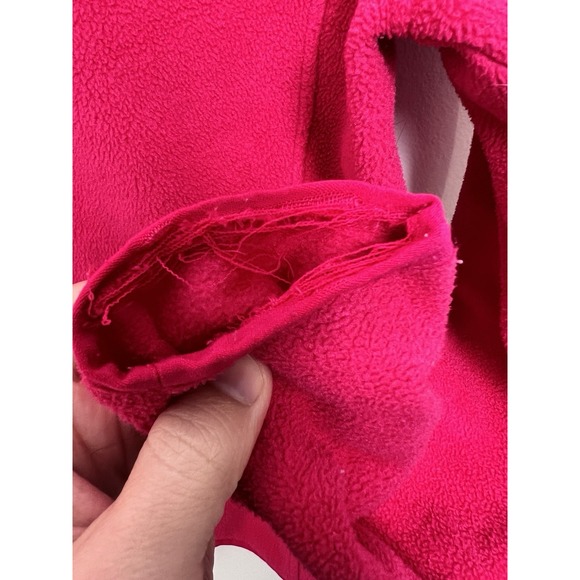 Ladies Vineyard Vines Martha's Vineyard Size S Pink Fleece 1/4 zip Sweater - Picture 7 of 9